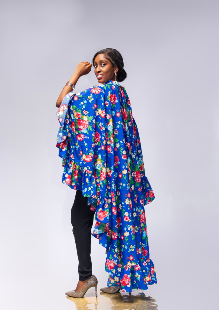 Nana Cape Top (Floral/patterned)